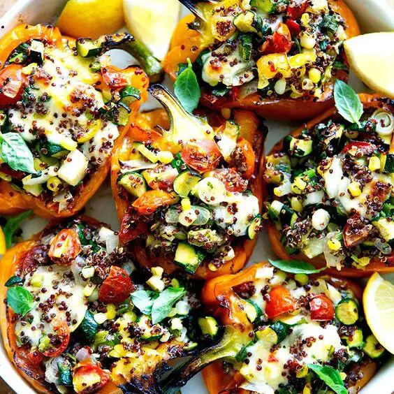 Savory Stuffed Bell Peppers 