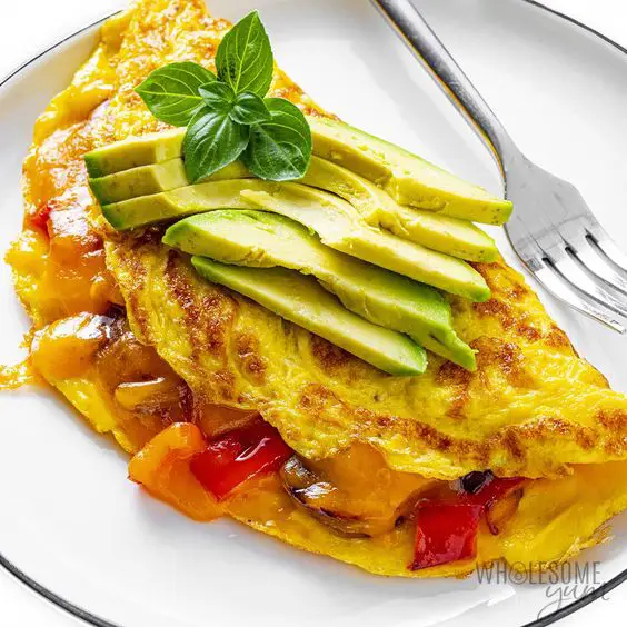 Wholesome Veggie Omelette | low calorie meals for weight loss