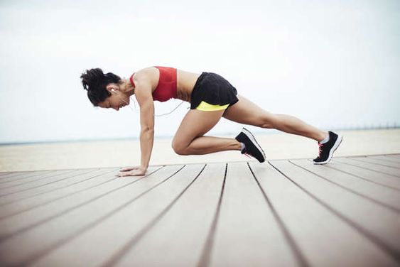 Mountain Climbers exercise for strong abs