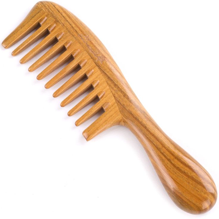Wide-Toothed Comb For Preventing Hair Tangles