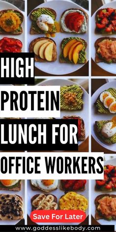 High-protein lunch for office workers
