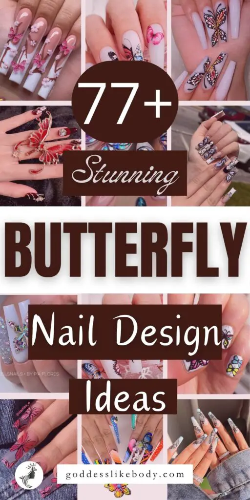 77+ Stunning Butterfly Nail Ideas and Designs of 2024