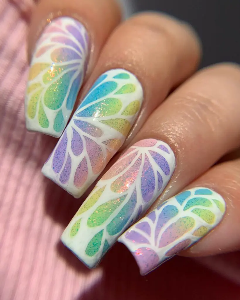 Rainbow tie-dye