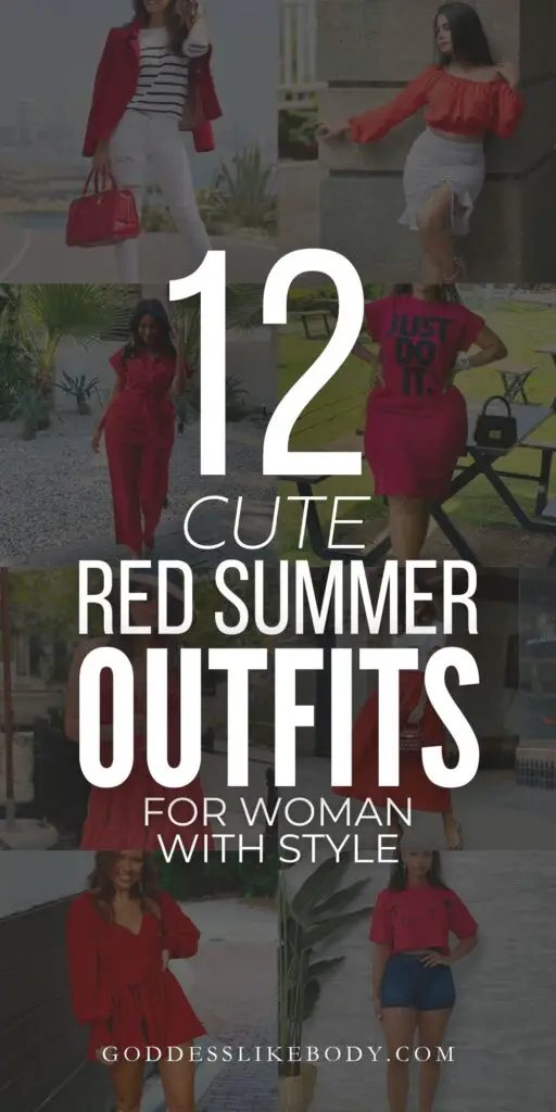 12 Cute Red Summer Outfit Ideas For Women With Style