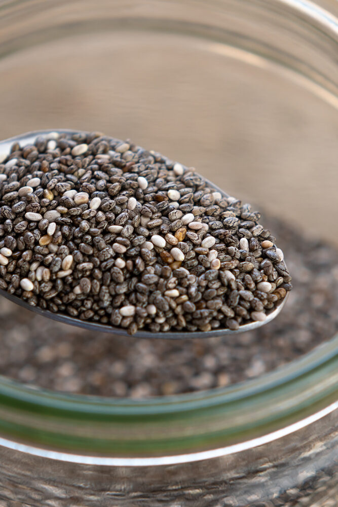 chia seeds Can Help Smooth Out Forehead Lines Naturally
