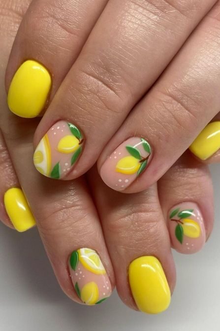 Fruit-themed nails