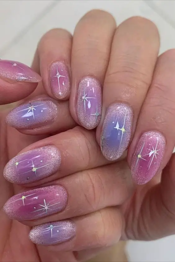 Holographic Pink Milky Way