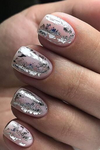 Metallic foil accents