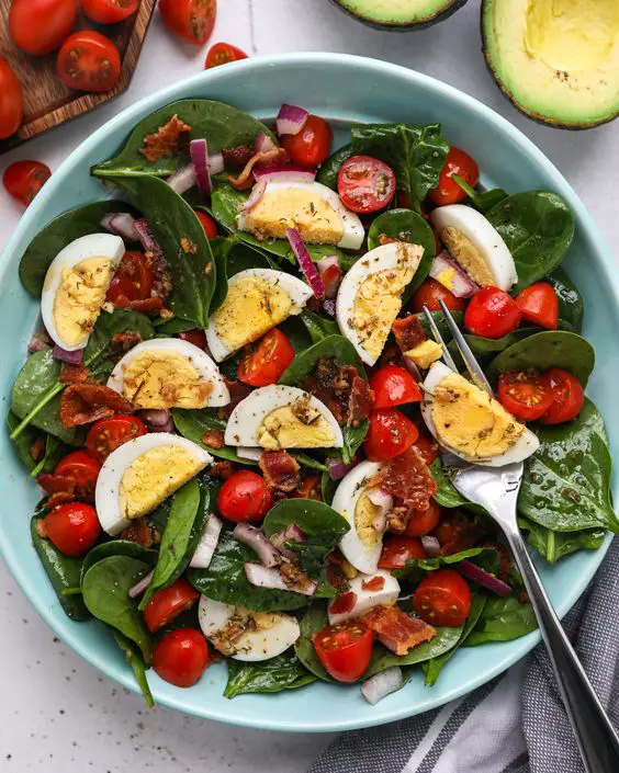 Salad with Hard-Boiled Eggs