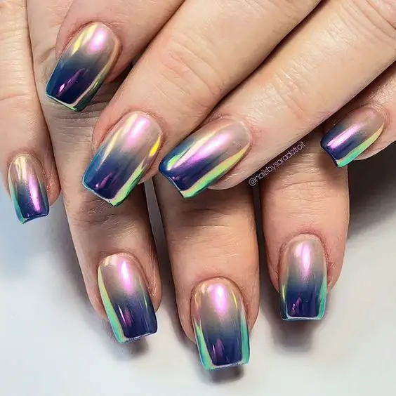 Metallic Ombré