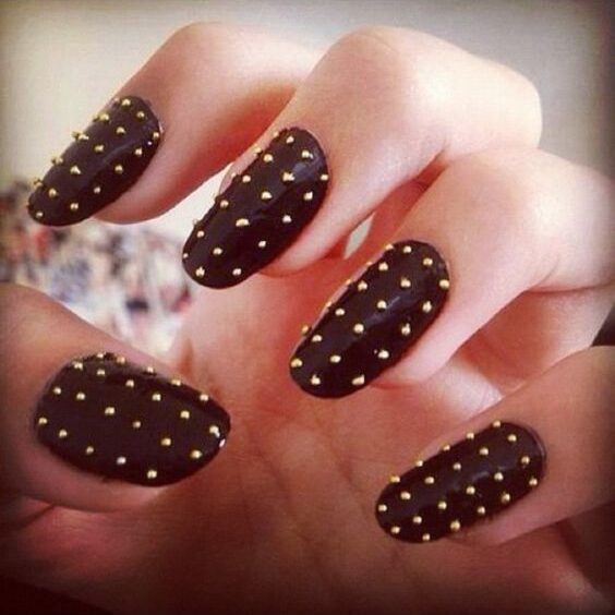 Metallic Polka Dots