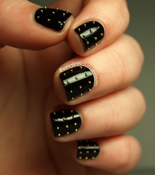 Metallic Polka Dots