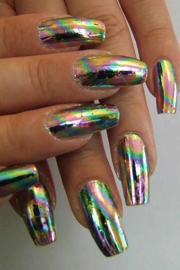 Neon and Metallic Fusion