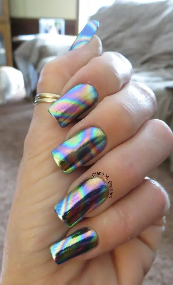 Neon and Metallic Fusion